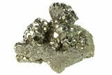 Gleaming Pyrite Crystal Cluster - Peru #136178-1